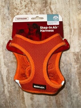 Voyager Step-In Air Pet Harness in Bright Orange XS